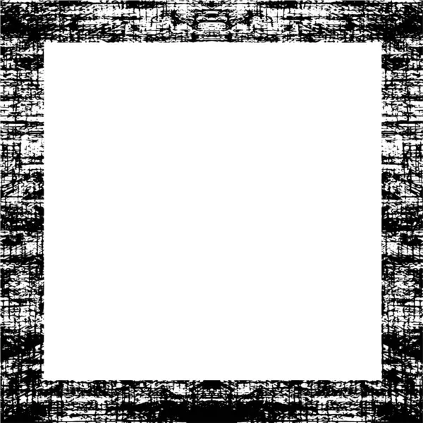 Abstrakter Schwarzweißer Rahmen Vektorillustration — Stockvektor