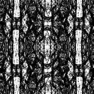 Çubuk desenli siyah beyaz bir fotoğraf