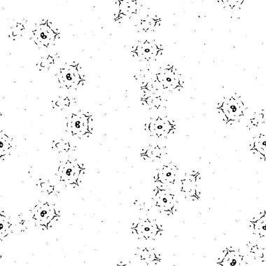 siyah ve beyaz geometrik mandala arkaplanı