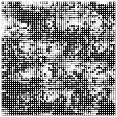 Kare dikdörtgen elementlerle soyut arkaplan. vektör kare deseni