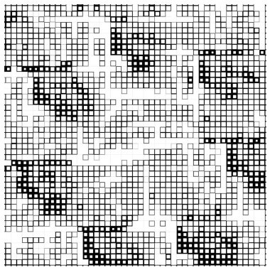 Kare dikdörtgen elementlerle soyut arkaplan. vektör kare deseni