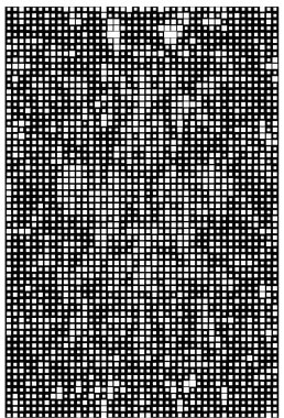 Kare dikdörtgen elementlerle soyut arkaplan. vektör kare deseni