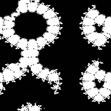 siyah ve beyaz geometrik mandala arkaplanı