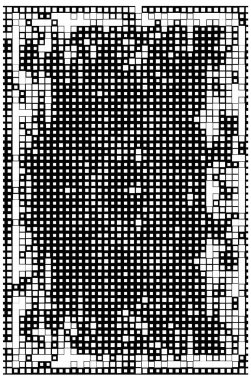 Küçük kareli soyut siyah beyaz arkaplan.