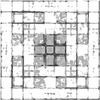 kare elementli soyut geometrik desen. vektör illüstrasyonu