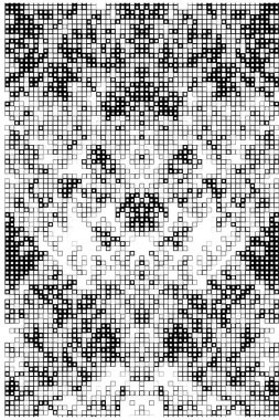 Kareli soyut geometrik arkaplan. yaratıcı kompozisyon. vektör çizimi tasarımı