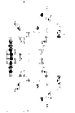 Küçük kareli soyut siyah beyaz arkaplan.