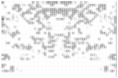 Kareli soyut geometrik arkaplan. yaratıcı kompozisyon. vektör çizimi tasarımı