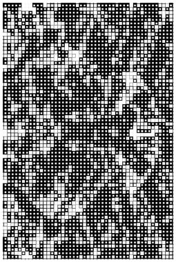 Küçük kareli soyut siyah beyaz arkaplan.