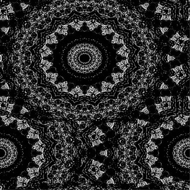 Soyut arkaplan. Monokrom dokusu. Dekoratif siyah beyaz desen.