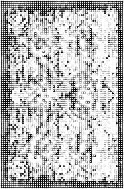 Küçük kareli soyut siyah beyaz arkaplan.