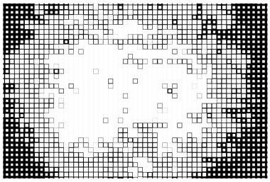 Karelerden oluşan soyut bir arkaplan. vektör çizimi tasarımı