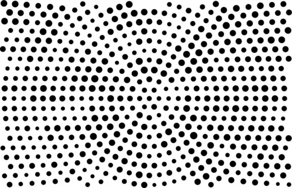Grunge Noir Blanc Motif Cercles Encre Illustration Vectorielle — Image vectorielle