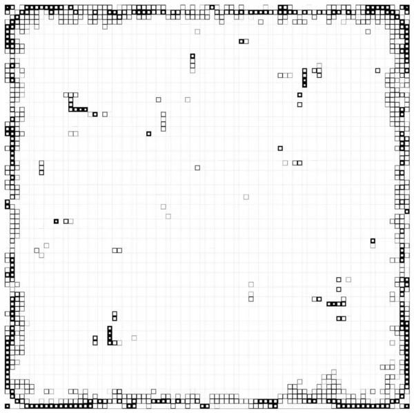 Pixel Cuadrado Fondo Del Mosaico Vector Ilustración — Vector de stock