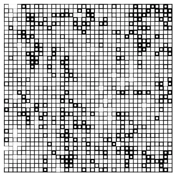Piksel Mozaik Yarım Ton Arkaplan Vektör Illüstrasyonu — Stok Vektör