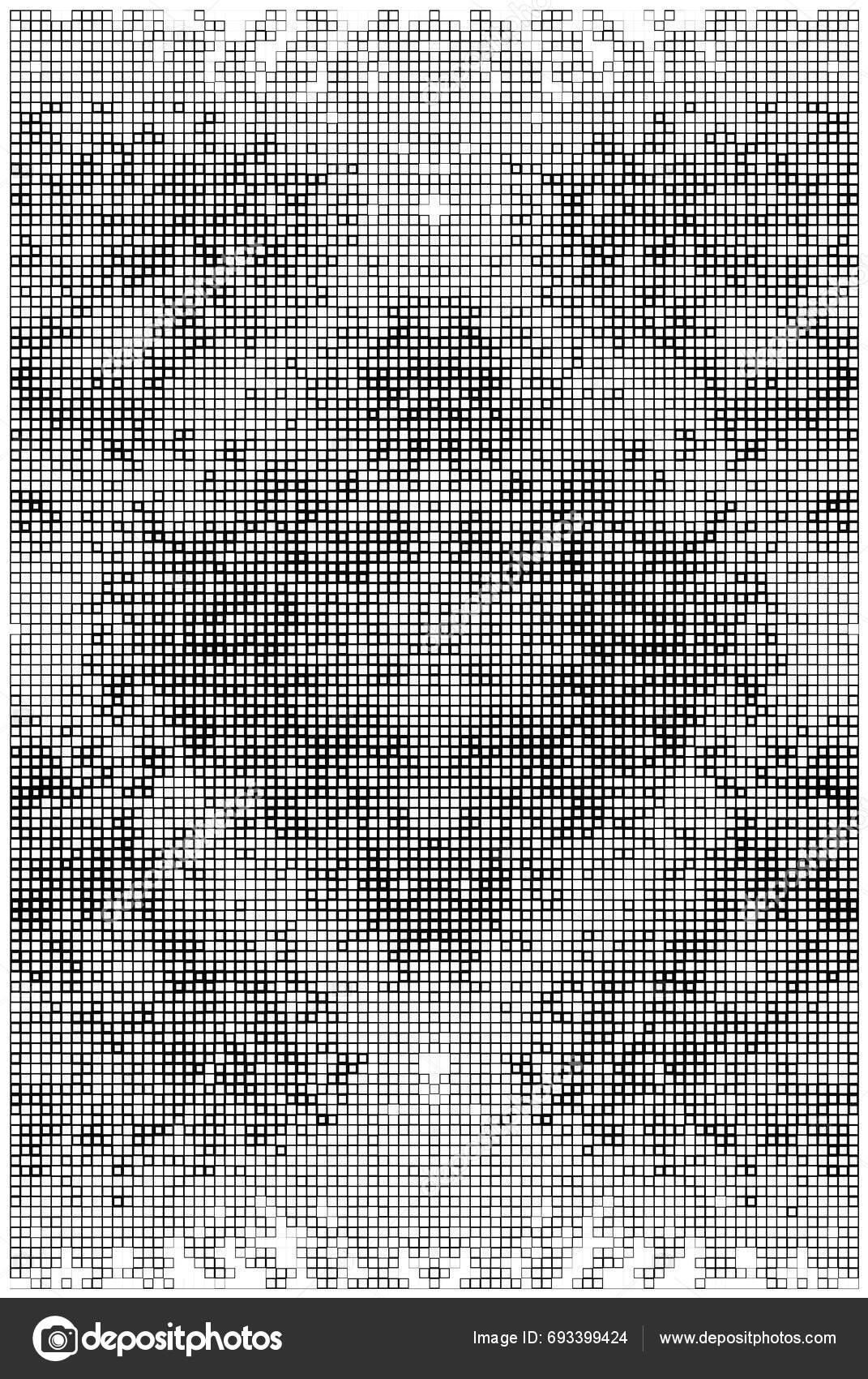 Black White Background Squares Vector Illustration Design Stock Vector