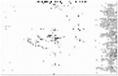 Karelerden oluşan soyut bir arkaplan. vektör çizimi tasarımı