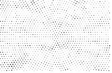 Soyut yarım ton doku arkaplanı. Siyah beyaz vektör çizimi. modern grunge tasarımı 