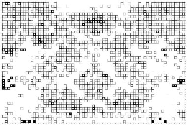 kare piksel mozaik arkaplan, vektör illüstrasyonu