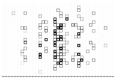 Küçük kareli soyut siyah beyaz arkaplan.