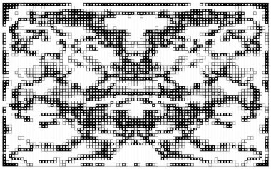 kare piksel mozaik arkaplan, vektör illüstrasyonu