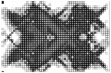 Küçük kareli soyut siyah beyaz arkaplan.