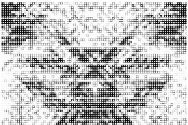 vektör piksel mozaik kaplan deseni