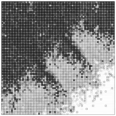 noktalı mozaik hindi haritası