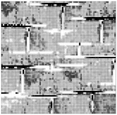 Geometrik desen. Soyut siyah beyaz arka plan. vektör illüstrasyonu