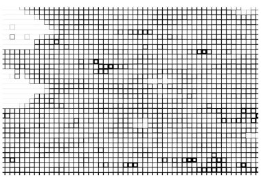 Geometrik desen. Soyut siyah beyaz arka plan. vektör illüstrasyonu