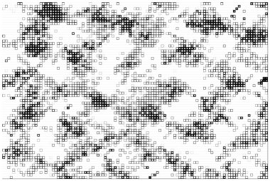 Geometrik arkaplanda sanatsal modern desen, siyah ve beyaz