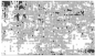 geometrik arkaplanda sanatsal modern desen