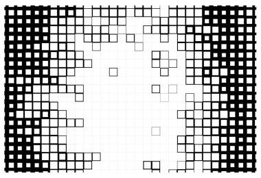 kare piksel mozaik arkaplan, vektör illüstrasyonu