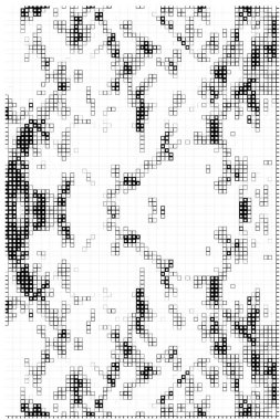 Küçük kareli soyut siyah beyaz arkaplan.