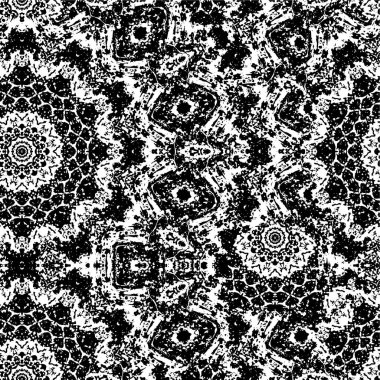 Siyah beyaz grunge dokusu. Tasarım şablonu. Soyut vektör çizimi. sanatsal grungy doku oluştur