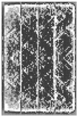 Küçük kareli soyut siyah beyaz arkaplan.