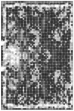 Küçük kareli soyut siyah beyaz arkaplan.