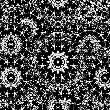 Siyah ve beyaz desenli. grunge soyut vektörü 