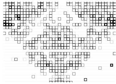 Siyah beyaz arka plan ve kareler. vektör çizimi tasarımı