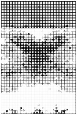Siyah beyaz arka plan ve kareler. vektör çizimi tasarımı