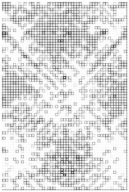 Siyah beyaz arka plan ve kareler. vektör çizimi tasarımı