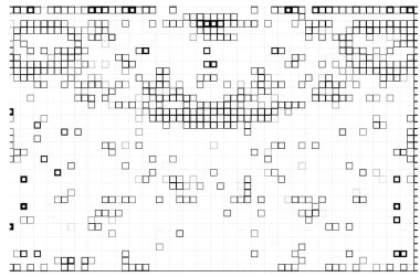 Siyah beyaz arka plan ve kareler. vektör çizimi tasarımı