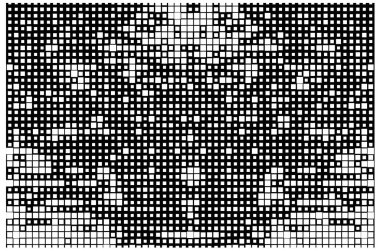Siyah beyaz arka plan ve kareler. vektör çizimi tasarımı