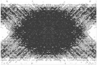 Siyah beyaz arka plan ve kareler. vektör çizimi tasarımı