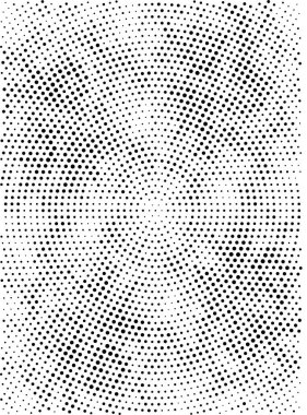 Siyah ve beyaz yarım tonlu noktalar. vektör illüstrasyonu 