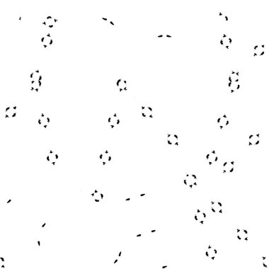 Gökyüzünde uçan bir kuş sürüsü