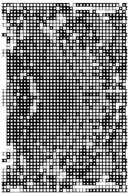 Küçük kareli soyut siyah beyaz arkaplan.