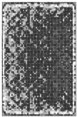 Küçük kareli soyut siyah beyaz arkaplan.