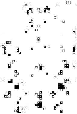 soyut grunge deseni, siyah beyaz illüstrasyon 