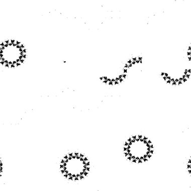 soyut grunge deseni, siyah beyaz illüstrasyon 